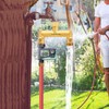 Hose Splitter 2 Way, Heavy Duty Brass Garden Hose Splitter,