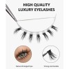 B & Q Cluster Lashes Individual 40D-D-Mix 10-18 Natural Clusters