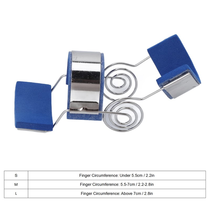 Spring Splint Finger, Bendable Finger Extension Rail with Automatic Return
