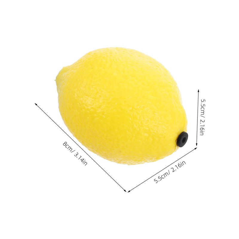 Alasum Fruit Maracas Musical Instrument Kids Percussion Shaker Lemon Shape