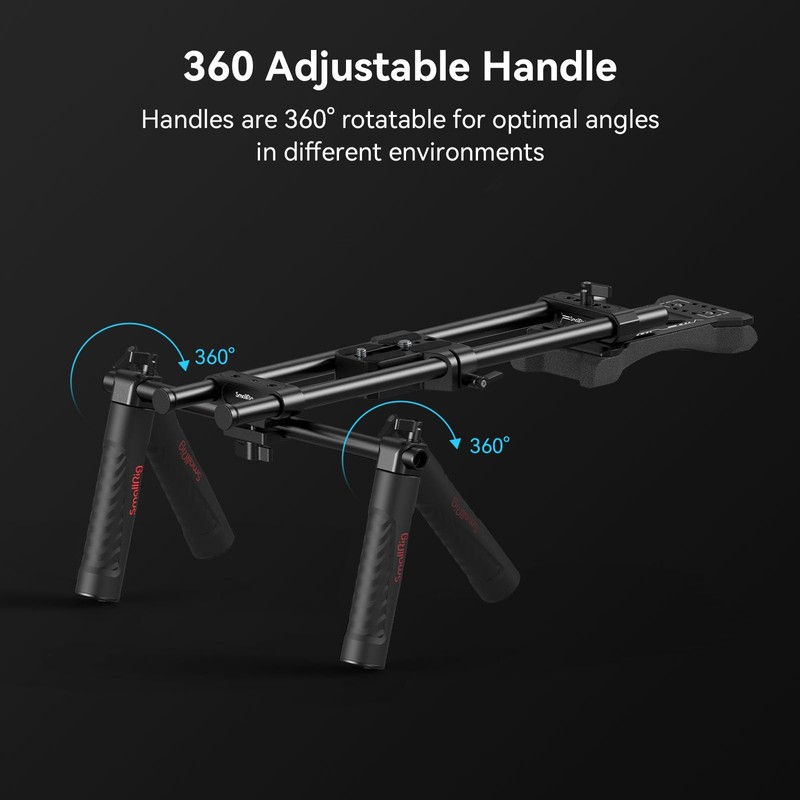 SMALLRIG Universal Basic Camera Shoulder Mount Kit for DSLR, Mirrorless,