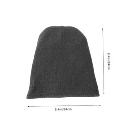 SAFIGLE Heated Hat 3 Temperature Settings Knit Cap Comfortable for All Ages Perfect for Cold Weather Grey