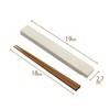 Sabu 414008 Hanagomo Chopsticks & Case, White