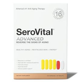 Serovital Advanced for Women Supplement - Skin Benefits, Energy, and Sleep - 30 Day Supply