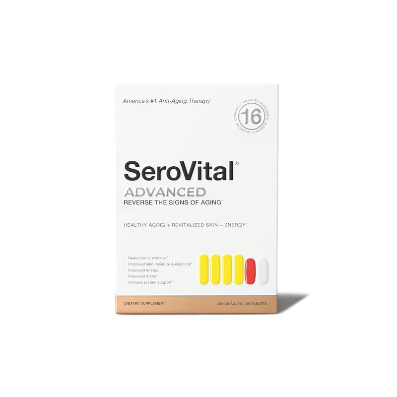Serovital Advanced for Women Supplement - Skin Benefits, Energy, and