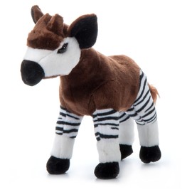 The Petting Zoo African Okapi Stuffed Animal Plushie, Gifts for Kids, Wild Onez Zoo Animals, African Okapi Plush Toy 12 inches