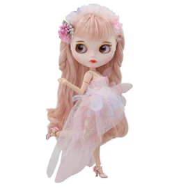 ICY Fortune Days Doll Clothes Fits 1/6 cm Tall Doll Dress Accessories, Suitable for Blyth, Obitsu, Licca-chan Clothes Pullip Doll 6+ (BL10603)