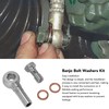 Brake Banjo Bolt M10x1.0 to 1/4 in Brake Line Banjo