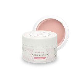 Maniglow Aufbaugel für Gelnägel Nude Pale - Für Verlängerung und Verstärkung - Einfach anzuwendendes Nagelgel UV LED - Gel Nägel Farben Auswahl - Builder Gel Für Nägel HEMA-frei - Sicher - 15 ml