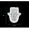 BFA ROCk selenite hamsa bowl - selenite bowl for crystals