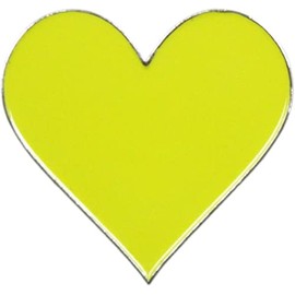 Yellow Heart - 1" Enamel Pin