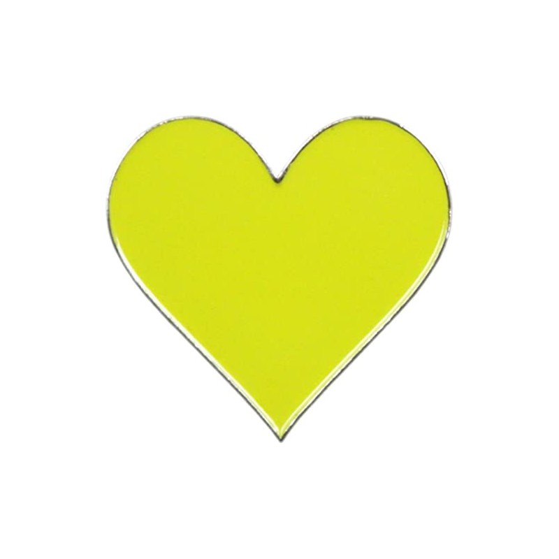 Yellow Heart - 1" Enamel Pin