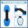 INFINAUTO 2pcs Universal PVC Strap Handle Patches Carry Grab Handle