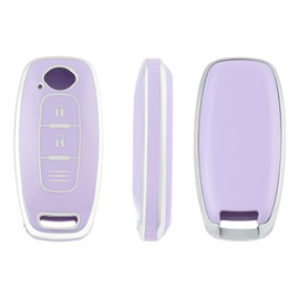 OFFCURVE Key Case Car Key Cover Key Case Protective Cover for Nissan Qashqai X-Trail Juke Ariya Altima Teana Pathfinder Rogue Bluebird Kicks Sylph