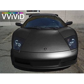 Black Satin Chrome Car Wrap 3ft x 5ft Stretch Conform Cast Vinyl DIY