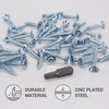 SKIR'CO (Pack of 200) 4.5 x 25mm Galvanised Steel Wood