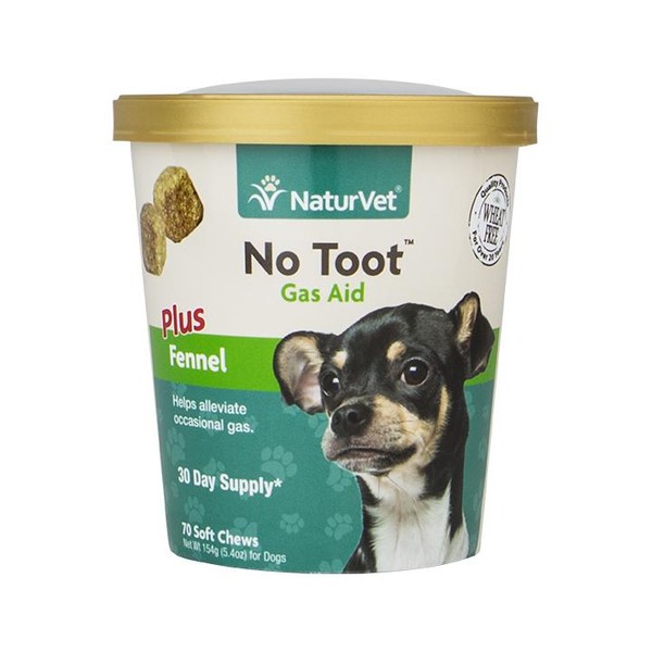 NaturVet No Toot™ Gas Aid Soft Chew (70ct), 70ct
