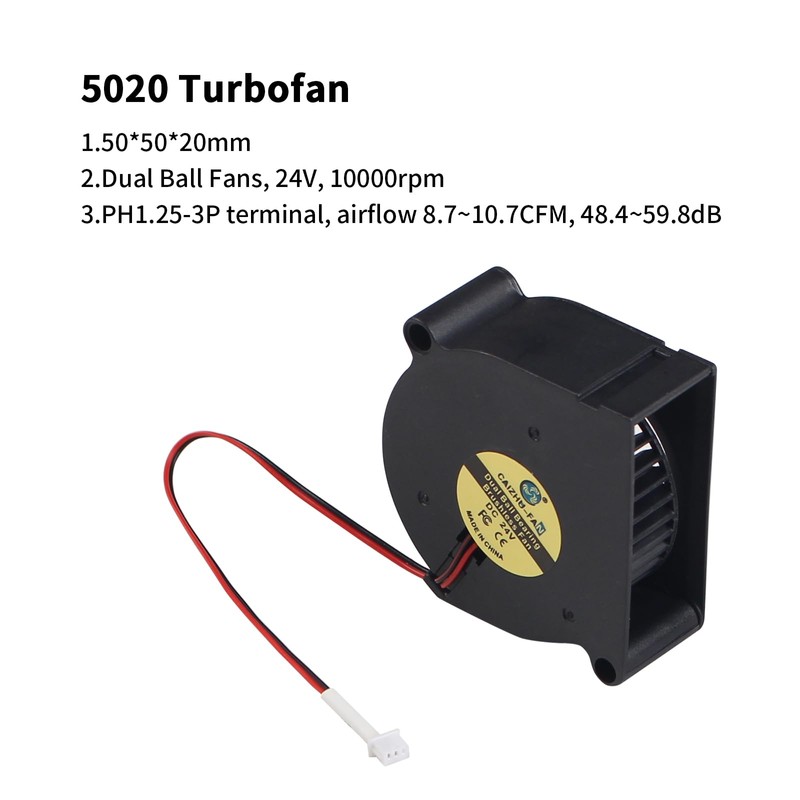 BCZAMD 3D Printer Part - SV08 Accessories: Hotend Fan Cooling