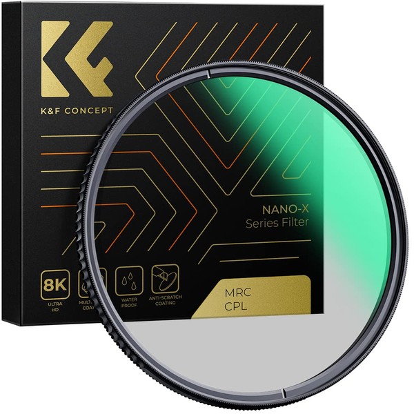 K&F Concept 82MM CPL Filter 28-Layer Coating Slim Polarizing Circular
