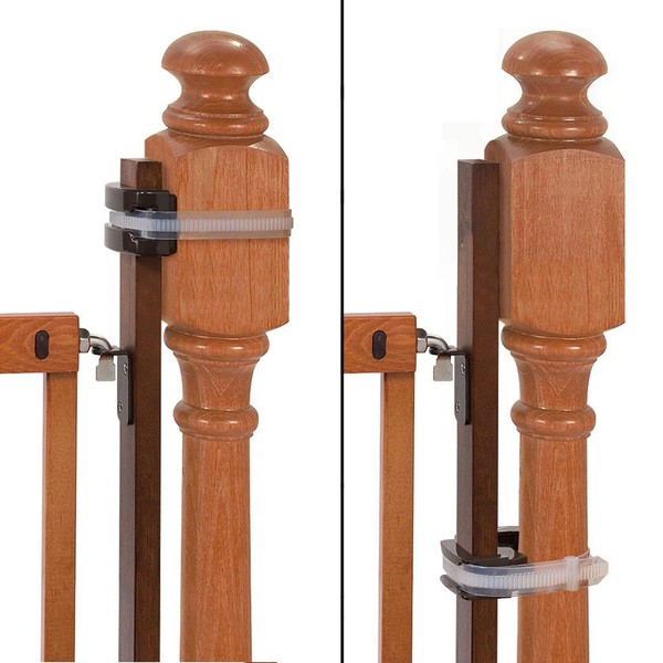 Summer Infant Banister to Banister Gate Mounting Kit - Fits Round or Square Banisters, Accommodates Most Hardware & Pressure Mount Baby Gates up to 37” Tall, Gate Sold Separately