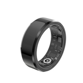 Smart Ring for Men & Women, Step Counting, Sleep，Heart Rate& Blood Oxygen Monitoring, Gesture Controlled Photography, 5ATM Waterproof, 7-Day Battery Life，APP for iOS & Android (Black, 10)