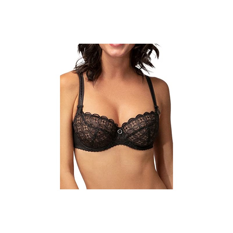 Empreinte Romy Underwired Low-Necked Bra (32G, reglisse)