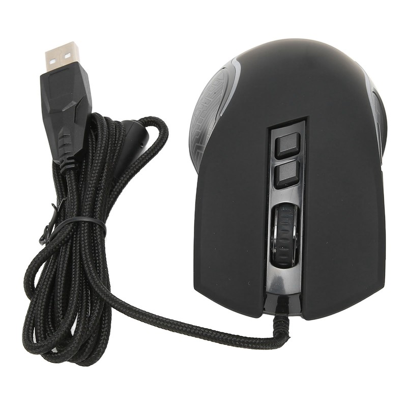Gaming Mouse USB2.0 4 Adjustable DPI RGB Backlit Ergonomic Design