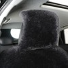 AGFNGE Natural Fur Sheepskin Universal car seat Covers for seat