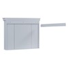 Udorich Wall-Mounted Bathroom Storage Cabinet with Mirror, Ample Space for