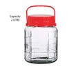 Urban Living Conservation 2Ltr Jar with Lid and Handle Red