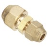 PATIKIL 1/4" to 3/8" Pipe Extension Joint Connector, 2pcs Free
