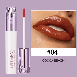 Handaiyan Vibrant Hydrating Lip Satin Lipstick - Long-Lasting,Waterproof & Lightweight Lip Gloss - All-day Wear With Zero Touch-ups Makeup White Springtok - Color: 04#