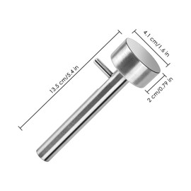 Victhur Falafel Scoop Meatball Maker Stainless Steel Professional Falafel Mold, Easily Scoop and Drop Falafel, Meatballs and More