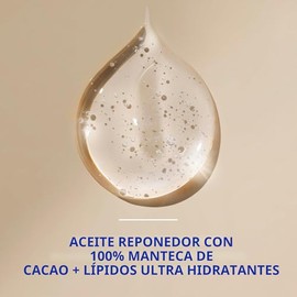 Vaseline Aceite de gel corporal de cacao radiante de cuidado intensivo para piel brillante, hecho con manteca de cacao pura + aceites reponedores, 6.8