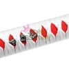 JDMBESTBOY Samurai Sword White Red Shift Knob Shifter Alloy Katana