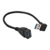 ANRANK USB 3.0 Right Angle 90 Degree Extension Cable Male