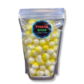Freeze Dried Candy Club LemonHeads - 4 oz • 8 oz • 11 oz - Sweet, Sour, Tangy, Lemon, Irresistibly Crunchy! Always Crispy, Never Crushed • TikTok Challenge • Multiple Size Options (4 oz., Lemon)