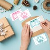 VELATYVIO 240Pcs Pet Grooming Appointment Reminder Cards Paw Prints Client