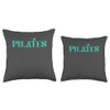 Cute Pilates Reformer Pilates Reformed Teal Throw Pillow