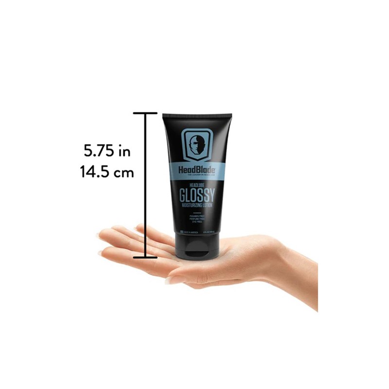 HeadBlade HeadLube Glossy Aftershave Moisturizer Lotion for Men (5 oz)