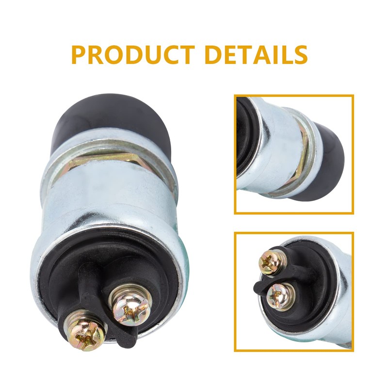 KASturbo Waterproof Car Boat Ignition Push Button Starter Switch 12V