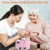 Professional Nail Drill with Foot Pedal Drill Bits Electric Nails