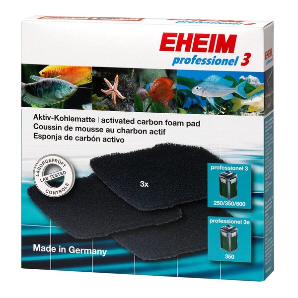 Eheim Prof 3 250/350/600/E 350 Carbon Pads, 3-Piece