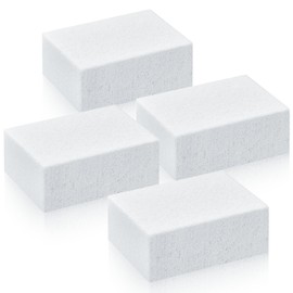 Yinder 4 Pcs Pools Tile Pumice Stone for Cleaning Remover for Pool Tile 3.94 x 2.76 x 1.57 Inch Cleaning Pumice Tiles from Swimming Pool Spa Tile (White)