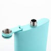 FYL Hip Flask for Liquor Matte Purple 8 Oz 18/8