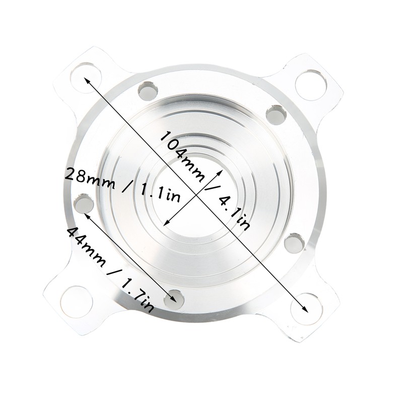 CNC 104BCD Electric Bike Chainring Adapter Aluminium Chainwheel Spider Adapter