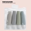 Empty Dispenser Bottle Silicone Refillable Container Shampoo Body Wash Travel