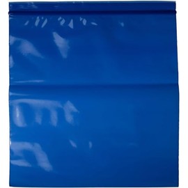 10" X 12" 2-Mil Blue Reclosable Zipper Bags – 100 Pack of Durable Plastic Storage Bags for Organization, Documents, Parts, Food and Non-Food Items, Holiday and Travel Accessories – SKU: r1012bl-100