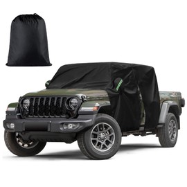Car Cab Cover for Jeep Gladiator 2020-2025, Migaven Waterproof Cover with Driver Door Zipper Windproof Straps All Weather Snow Rain UV Protection