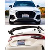 Aootf Carbon Fiber License Plate Frames, Black Aluminum Car Tag
